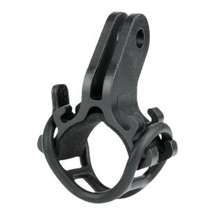 自行车手电筒夹号码牌支架公路车山地车圆管破风座杆比赛车牌灯架