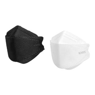 kn95鱼嘴型口罩防护口罩国标正品官方旗舰店立体不勒耳朵柳叶形