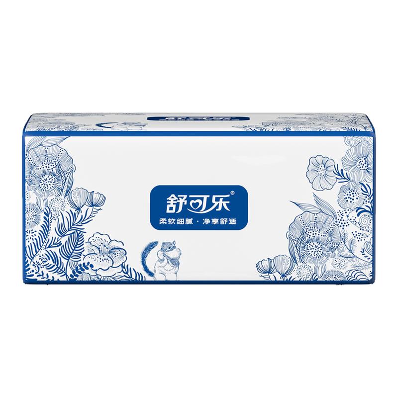 舒可乐大包抽纸巾五层加厚大尺寸