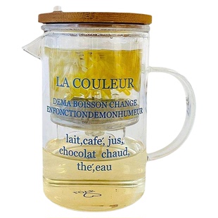 飘逸杯玻璃泡茶壶家用茶水分离耐高温冲茶壶带过滤办公室一人茶具