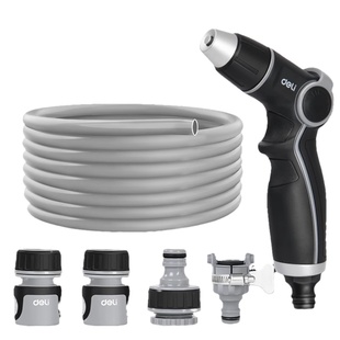 得力洗车高压水枪家用强力冲洗地自来水增压喷头2024新款加压软管