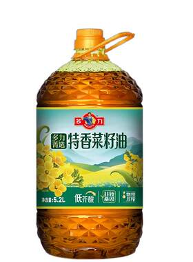 【官方旗舰店】多力菁选特香菜籽油5.2L家用食用油TG