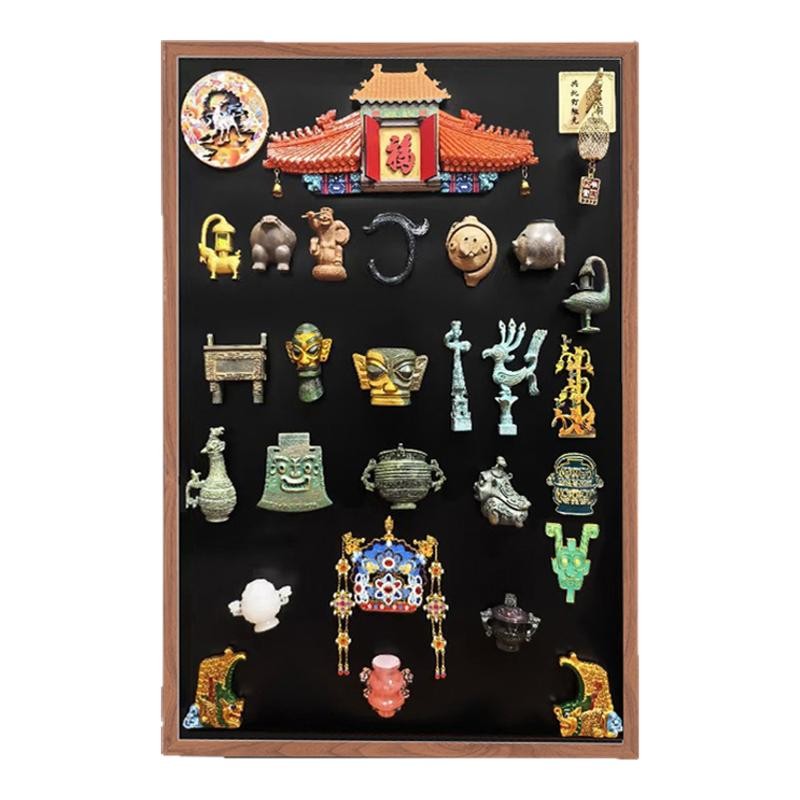 化妆品展示板收纳置磁吸挂式黑板