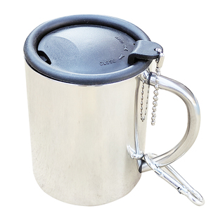 加厚不锈钢杯子手柄防摔双层304水杯防烫咖啡杯便携可装沸水带盖