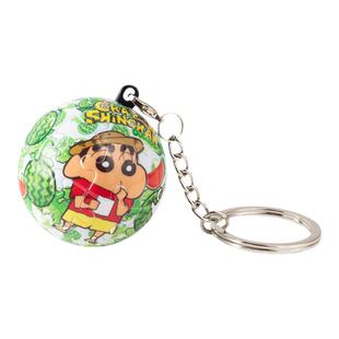 3D-JP蜡笔小新卡通动漫IP联名款可爱钥匙扣拼图夏日脆瓜瓜A3609