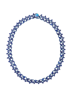 Lorina蓝色青金石项链首饰套装