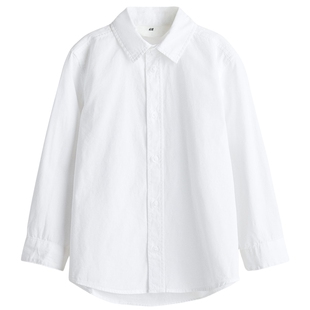 HM童装儿童男童衬衫礼服演出服内搭打底衫棉质长袖衬衣1289801