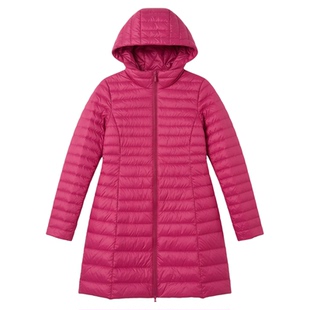 排骨羽绒服女款修身中长款遮屁股洋气高质量巨好看2025新款冬轻薄