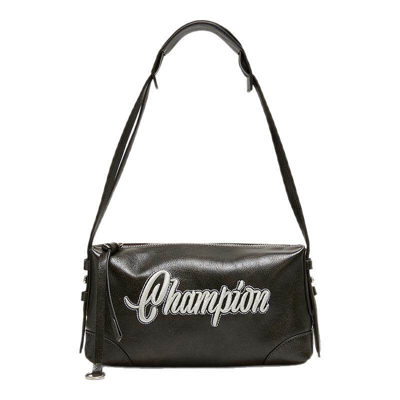 Champion冠军皮质潮酷单肩背包