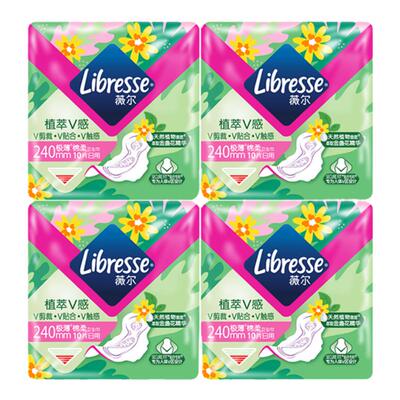 薇尔植萃极薄棉柔4包卫生巾