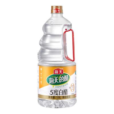 海天5度白醋1.9L食用白醋