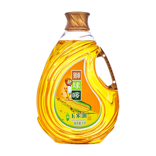 狮球唛品牌玉米油5升一级物理压榨家用桶装炒菜烘焙香港烘焙专用