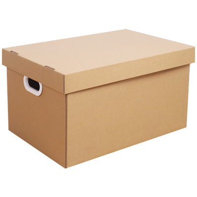 纯色牛皮纸箱创意diy礼物盒