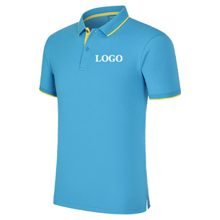 高端工作服t恤来图定制工装短袖工衣polo衫纯棉文化衫衣服印logo