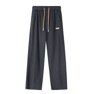 迈特优直筒牛仔裤男春夏季新款美式复古休闲裤子宽松薄款阔腿长裤