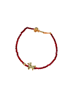 简约小金马手链显气质手串