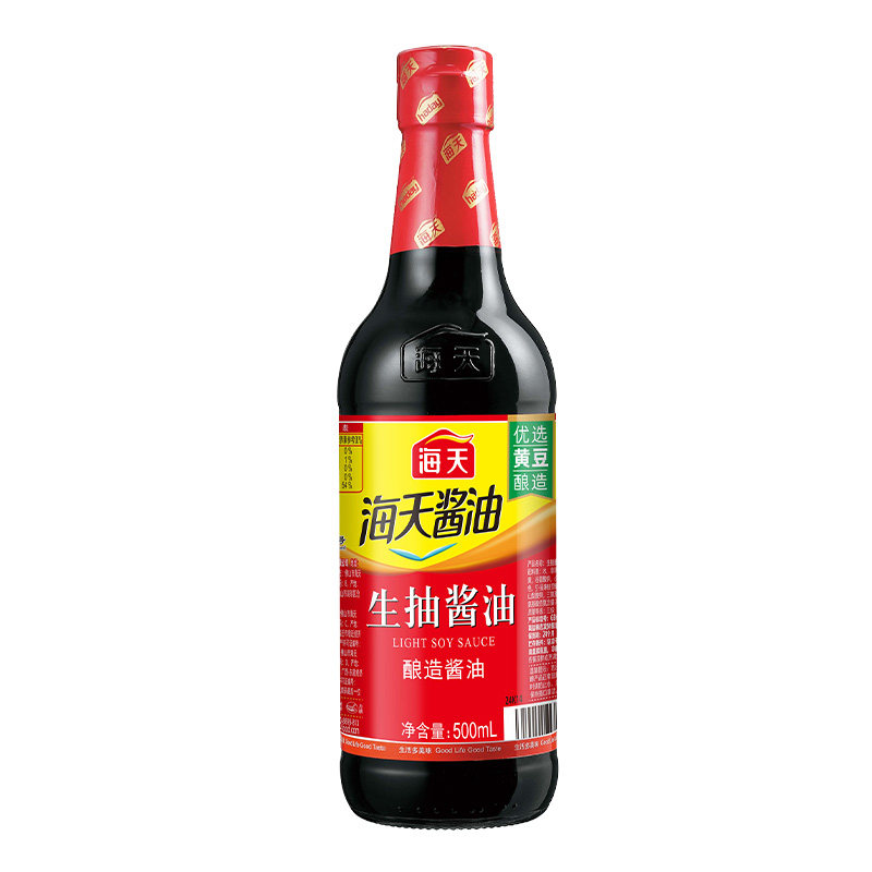 海天生抽老抽800ml酿造酱油酱油