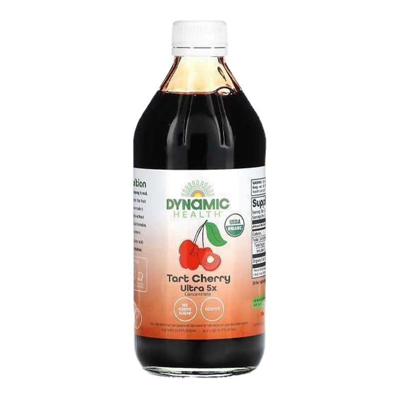 Dynamic Health有机酸樱桃全浓缩果汁每日一次含花青素健康美味