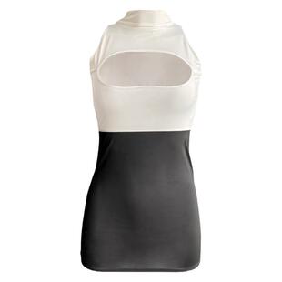 SALTCRUSH 透视包臀心机镂空连体秘书套装OL半身女