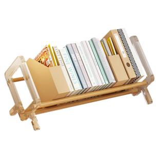 桌面书柜儿童小型书架子简易收纳窗台置物台面飘窗床头书桌上立架