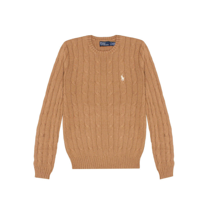 【自营】RALPH LAUREN女士罗纹圆领长袖毛衫211971795002