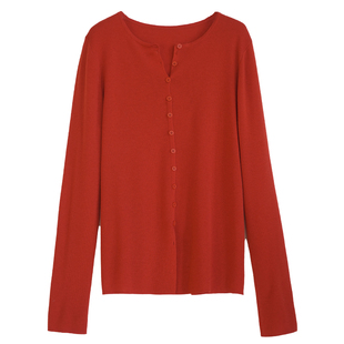 新年红色针织衫胖mm套头合体羊毛小衫儿木子理想大码女装收腰毛衣