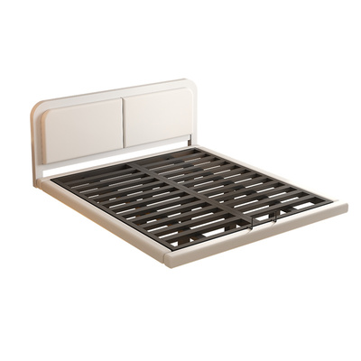 铁艺双人床悬浮床架钢架铁架床