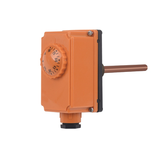回水管道温控器 锅炉开关0-90度220V16A供热系统控温可调旋钮温度