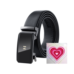 海澜之家皮带男士真皮腰带送男友老公生日礼物实用头层牛皮裤带潮