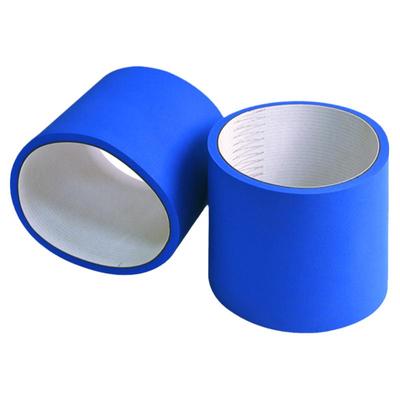 蓝色蓝布海绵输送带加导条覆标带