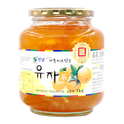 韩国全南蜂蜜柚子茶果酱原装进口