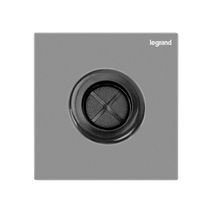 罗格朗86型多媒体面板出线孔HDMI穿线面板装饰插座堵洞护线穿孔板