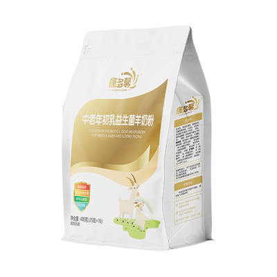 康多馨中老年奶粉成人初乳配方益生菌富硒高钙羊奶粉健康营养400g