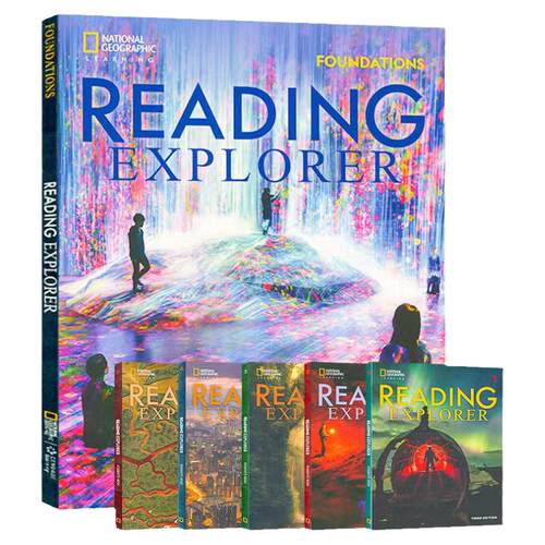原版进口reading explorer第三版F 1 2 3 4 5级美国国家地理NGL中小学英语阅读RE教材学生书在线练习账号初高中小学青少年综合阅读