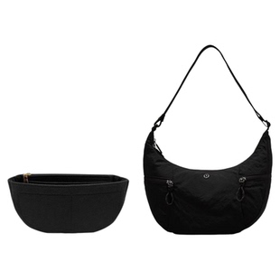 适用露露乐蒙lululemen牛角包饺子包内胆包撑slouchy6L 13L内衬轻