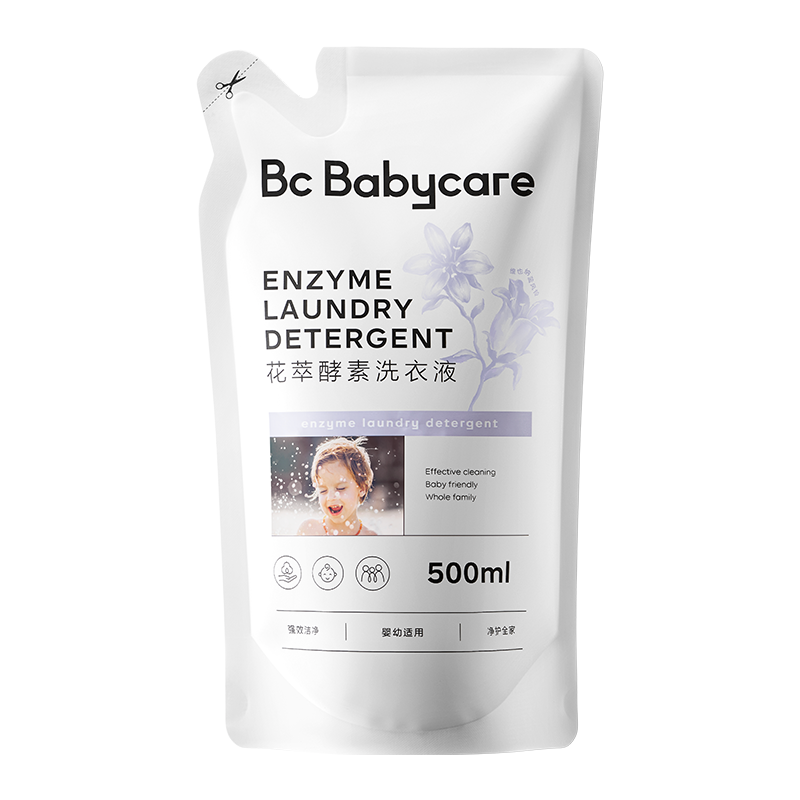 Babycare花萃洗衣液家用除菌去渍易漂内衣裤酵素婴幼儿童大人通用