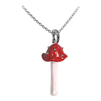 PEARLONA危险花园淡水巴洛克珍珠小蘑菇吊坠24年新款夏季甜酷出挑