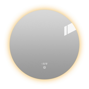 圆形镜子卫生间led浴室镜挂墙式洗手间圆镜化妆镜壁挂防雾智能镜