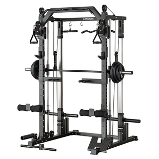 史密斯综合训练器家用健身飞鸟高位下拉多功能深蹲卧推一体龙门架