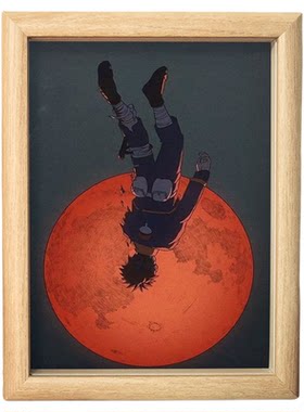 火影忍者动漫带土卡卡西和琳相框书桌电脑桌办公桌收藏装饰摆件