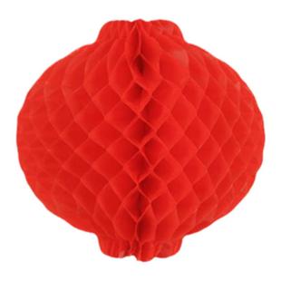 大红塑料纸灯笼蜂窝小挂饰元旦新年喜庆开业庆典场景布置户外防水