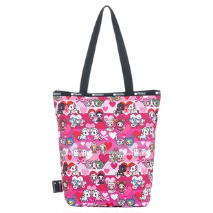 LeSportsac乐播诗新款TOKIDOKI™LOVE情人节休闲通勤卡通托特包女