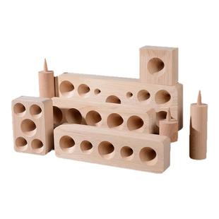 艾塔模具家用自制实木多规格艾锥艾坨艾壮手工艾绒倒流烟压制工具