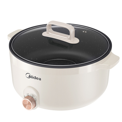 美的电煮锅家用电火锅电锅多功能一体式大容量电炒锅官方旗舰店