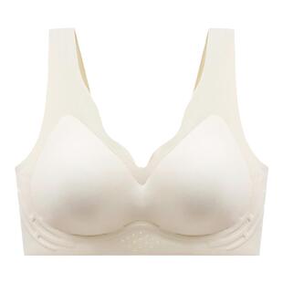 无痕内衣女聚拢防下垂薄款无钢圈一体式可拆卸背心运动舒适文胸罩