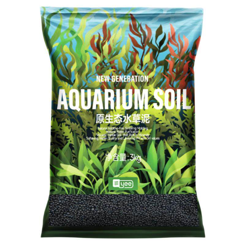 yee水草泥鱼缸底砂造景草缸底沙生态鱼缸水草泥免清洗亚马逊基肥