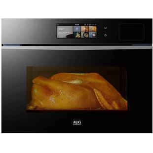 AUG嵌入式蒸烤炸一体机5613A液晶屏自动门德国陶瓷胆电蒸烤箱