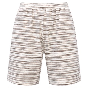 BIRTH OF ROYAL CHILD.BORC 条纹针织短裤男宽松休闲七分裤