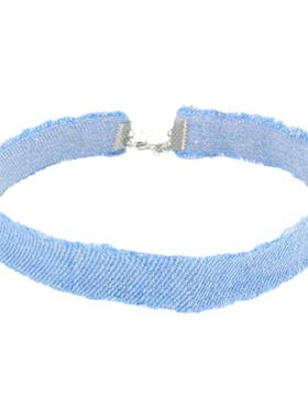 choker脖圈欧美系带学生锁骨链