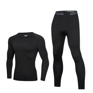 保暖内衣男士加绒秋衣秋裤防寒套装男紧身修身打底秋冬季德绒加厚